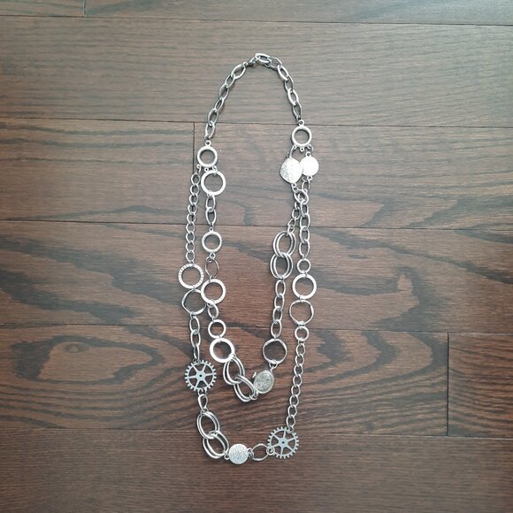 Silver-tone necklace - Picture 1 of 4